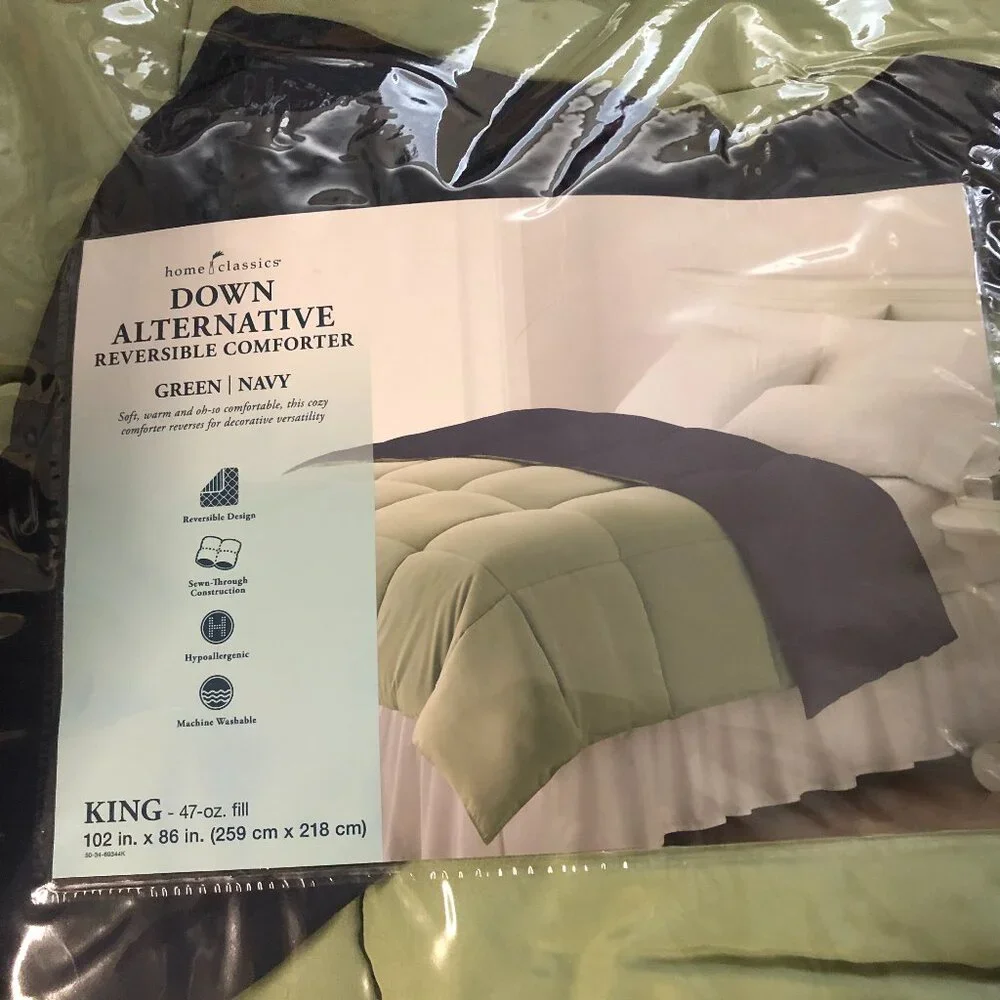 Reversible Down-Alternative Comforter